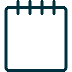 Notes Book 1 Icon from Ultimate Duotone Set
