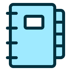 Notes Book Icon from Ultimate Duotone Set