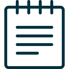 Notes Book Text Icon from Ultimate Duotone Set