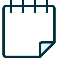 Notes Flip Icon from Ultimate Duotone Set