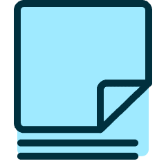 Notes List Icon from Ultimate Duotone Set