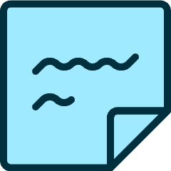 Notes Paper Text Icon from Ultimate Duotone Set