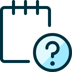 Notes Question Icon from Ultimate Duotone Set