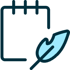 Notes Quill Icon from Ultimate Duotone Set