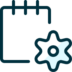 Notes Settings Icon from Ultimate Duotone Set