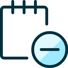 Notes Subtract Icon from Ultimate Duotone Set