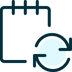 Notes Sync Icon from Ultimate Duotone Set