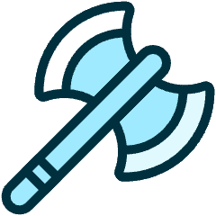 Antique Axe Icon from Ultimate Duotone Set