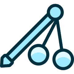 Antique Mace Double Icon from Ultimate Duotone Set