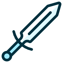 Antique Sword 1 Icon from Ultimate Duotone Set