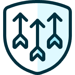 Army Arrow Shield Icon from Ultimate Duotone Set