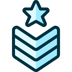 Army Badge 1 Icon from Ultimate Duotone Set