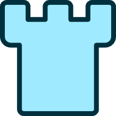 Army Fortress Icon from Ultimate Duotone Set