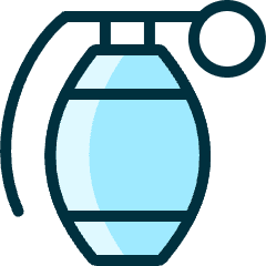 Bomb Grenade Icon from Ultimate Duotone Set