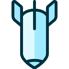 Bomb Rocket 1 Icon from Ultimate Duotone Set