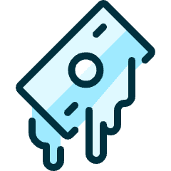 Crime Cut Icon from Ultimate Duotone Set
