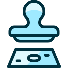 Crime Seal Forfeit Icon from Ultimate Duotone Set