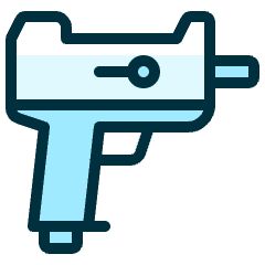 Modern Weapon Gun 1 Icon from Ultimate Duotone Set