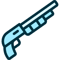 Modern Weapon Shotgun Icon from Ultimate Duotone Set