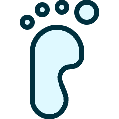 Police Footstep Icon from Ultimate Duotone Set
