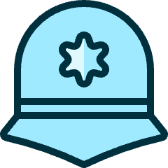 Police Hat 8 Icon from Ultimate Duotone Set