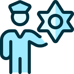Police Officer Badge Icon from Ultimate Duotone Set