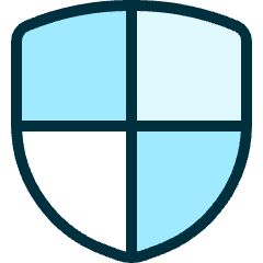 Protection Shield 2 Icon from Ultimate Duotone Set