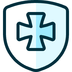 Protection Shield Knight Icon from Ultimate Duotone Set