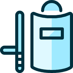 Protection Shield Icon from Ultimate Duotone Set
