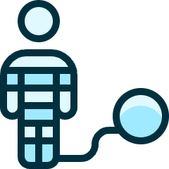 Punishment Prisoner Ball Icon from Ultimate Duotone Set