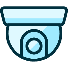 Surveillance Camera Icon from Ultimate Duotone Set