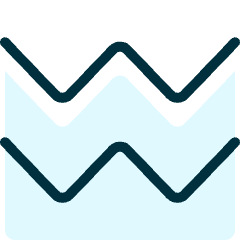 Astrology Aquarius Icon from Ultimate Duotone Set