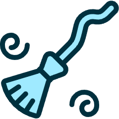 Astrology Broom Icon from Ultimate Duotone Set