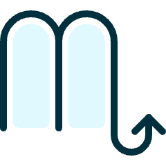 Astrology Scorpio Icon from Ultimate Duotone Set