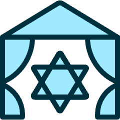 Astrology Tent Icon from Ultimate Duotone Set