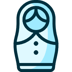 History Babushka 1 Icon from Ultimate Duotone Set