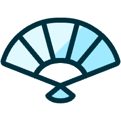 History Fan Icon from Ultimate Duotone Set