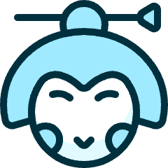 History Geisha Icon from Ultimate Duotone Set