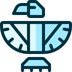 History Indian Eagle Icon from Ultimate Duotone Set