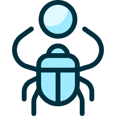 History Silk Bug Icon from Ultimate Duotone Set