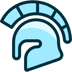 History Spartan Helmet Icon from Ultimate Duotone Set