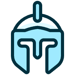 History Spartan Mask Icon from Ultimate Duotone Set