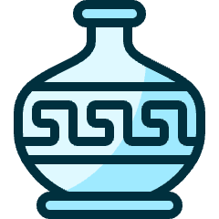 History Vase Icon from Ultimate Duotone Set