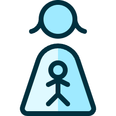 Primitive Symbols Mother Icon from Ultimate Duotone Set