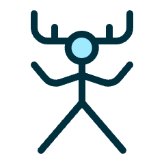 Primitive Symbols Shaman Icon from Ultimate Duotone Set