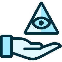 Religion Cao Dai Hand Icon from Ultimate Duotone Set