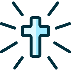 Religion Cross Icon from Ultimate Duotone Set