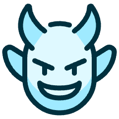 Religion Devil Head Icon from Ultimate Duotone Set