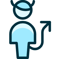 Religion Devil Icon from Ultimate Duotone Set