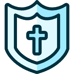 Religion Shield 1 Icon from Ultimate Duotone Set
